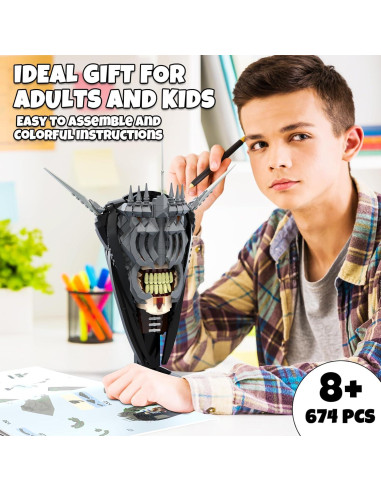 Lord Boca de Sauron Juguete de Construcción 674 Piezas