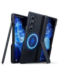 Funda Magnética TORRAS para Samsung Galaxy Z Fold 6, Negro