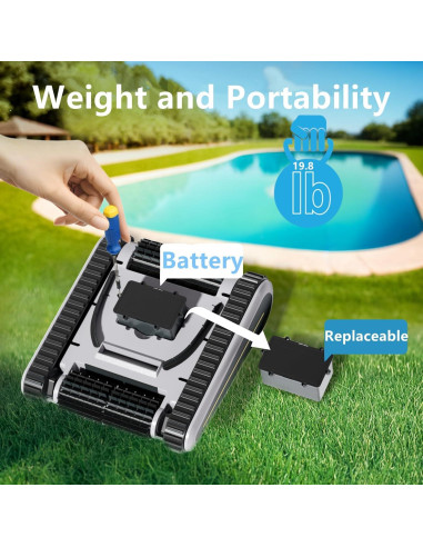 Aspiradora de piscina YIPOCKY YPC09 robótica 12,51 kg