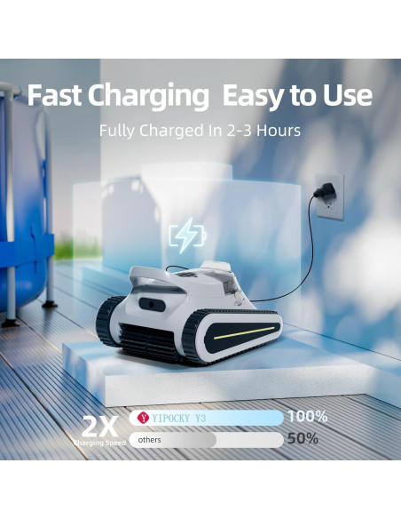 Aspiradora de piscina YIPOCKY YPC09 robótica 12,51 kg