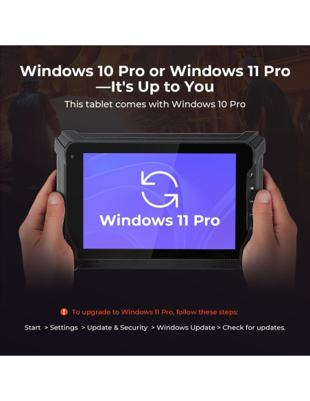 Tableta Resistente MUNBYN IRT06 8" Windows 11 Pro 8GB 128GB
