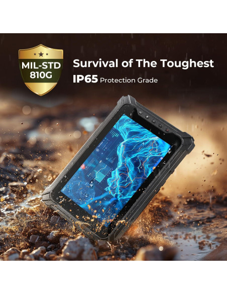 Tableta Resistente MUNBYN IRT06 8" Windows 11 Pro 8GB 128GB