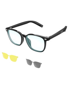 Gafas de Audio Bluetooth HUOSUC G05-T3 Anti Luz Azul