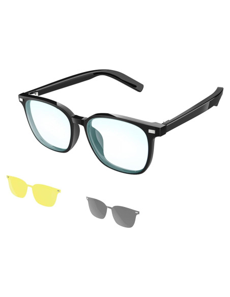 Gafas de Audio Bluetooth HUOSUC G05-T3 Anti Luz Azul