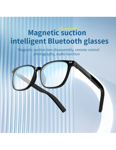 Gafas de Audio Bluetooth HUOSUC G05-T3 Anti Luz Azul