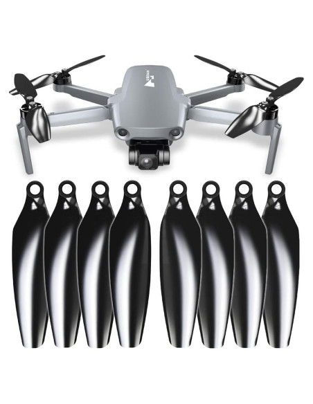 Hélices Master Airscrew Stealth para Hubsan Zino Mini Pro - Negro