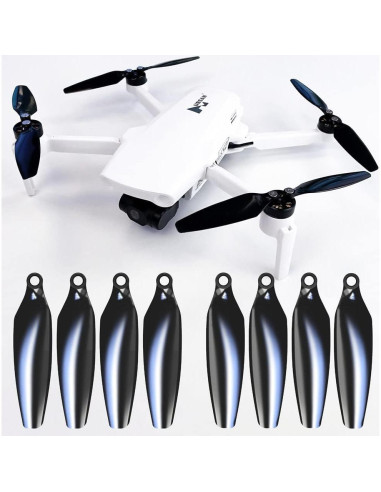 Hélices Master Airscrew Stealth para Hubsan Zino Mini Pro - Negro