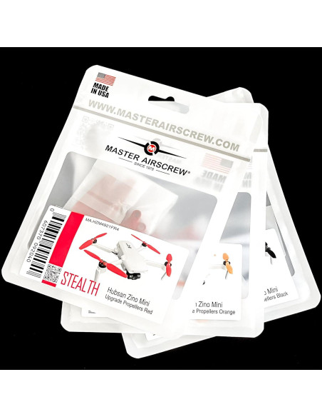 Hélices Master Airscrew Stealth para Hubsan Zino Mini Pro - Negro