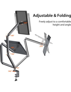 Soporte de Brazo Magnético KU XIU para iPad Pro 13" M4 2