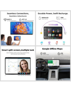 Tableta TUOHAITIME 11" Android 14, 12GB RAM, 128GB, 8000mAh 2