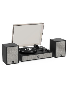 Reproductor de Vinilo DANFI AUDIO TE-2028 3 Velocidades Negro