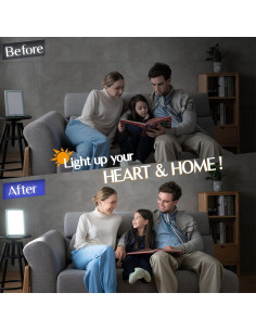 Lámpara de Terapia de Luz AABY WL22 Azul 10000 Lux Sin UV 2