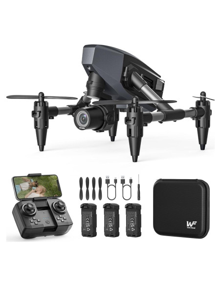 Drone WeFone WF10 Mini FPV 1080P con 3 baterías