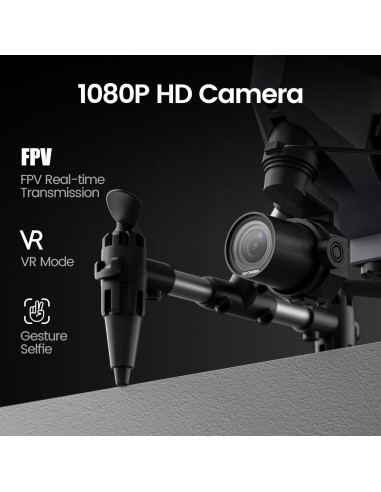 Drone WeFone WF10 Mini FPV 1080P con 3 baterías