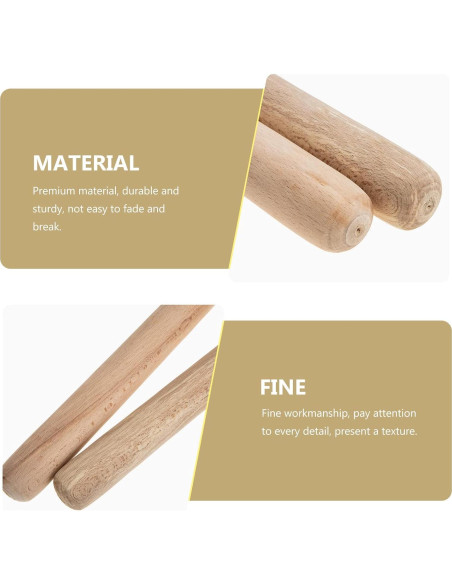 Palos de Tambor Taiko MILISTEN 35.5cm para Niños y Adultos