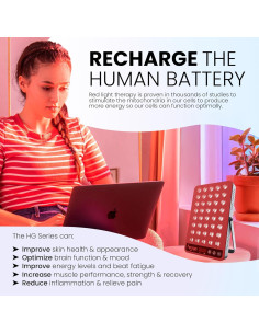 Hooga Terapia de Luz Roja HG200 660nm 850nm Alta Potencia 2