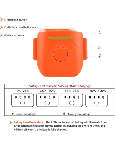 Batería Autel Robotics EVO II 7100 mAh 11.55V Naranja