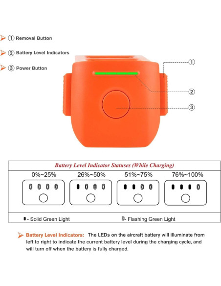Batería Autel Robotics EVO II 7100 mAh 11.55V Naranja