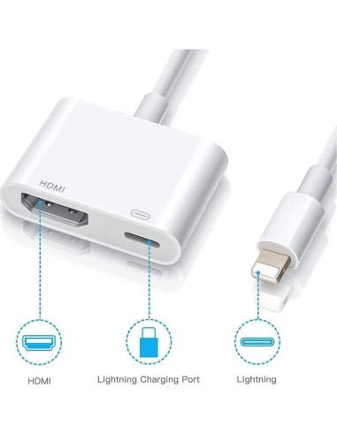 Adaptador Lightning a HDMI Belcompany 1080P para iPhone