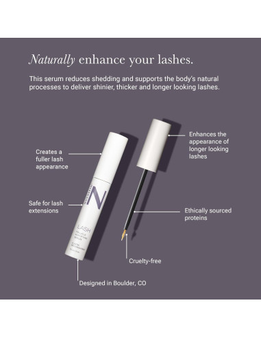 Suero de Pestañas NULASTIN 3 ml Fortificante y Mejorador