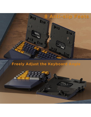 Teclado Gaming RK Royal Kludge RKS70 Inalámbrico Ergonómico