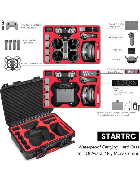 Funda Dura STARTRC para DJI Avata 2 con Accesorios