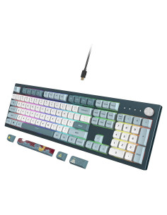 Teclado Mecánico Montech MK105FY RGB PBT Intercambiable
