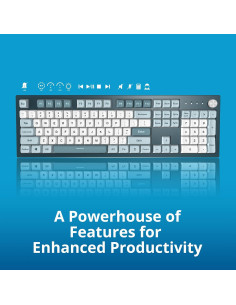 Teclado Mecánico Montech MK105FY RGB PBT Intercambiable 2