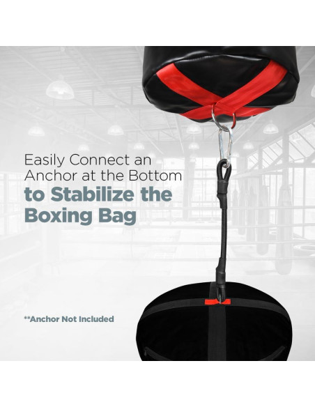 Bolsa de Boxeo LoGest - Pesada 45,36 kg - Rojo