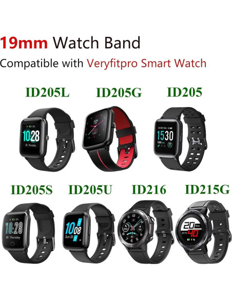 Banda de Reloj Magnética 19mm Kuaguozhe para Veryfitpro