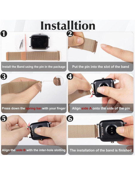 Banda de Reloj Magnética 19mm Kuaguozhe para Veryfitpro