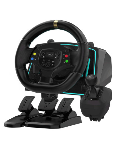 Volante de Carreras NBCP 1080 con Pedales y Embrague