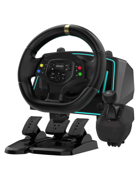 Volante de Carreras NBCP 1080 con Pedales y Embrague