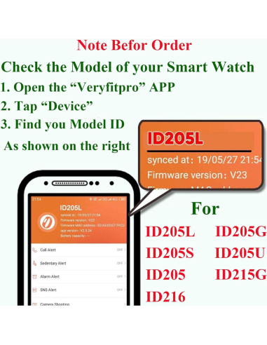 Banda de Reloj Magnética 19mm Kuaguozhe para Veryfitpro