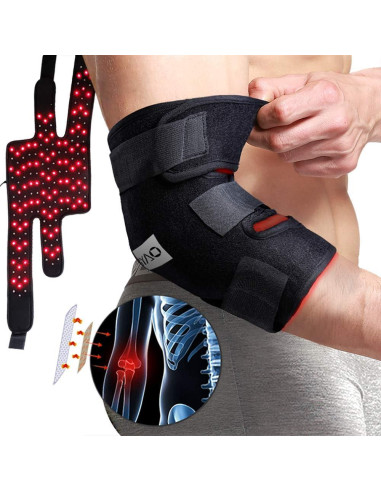 Dispositivo Terapia Luz Infrarroja DGXINJUN Rodillera y Codera