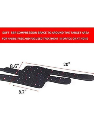 Dispositivo Terapia Luz Infrarroja DGXINJUN Rodillera y Codera