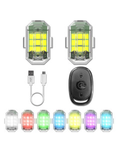 Paquete de 2 luces estroboscópicas Craznick para dron