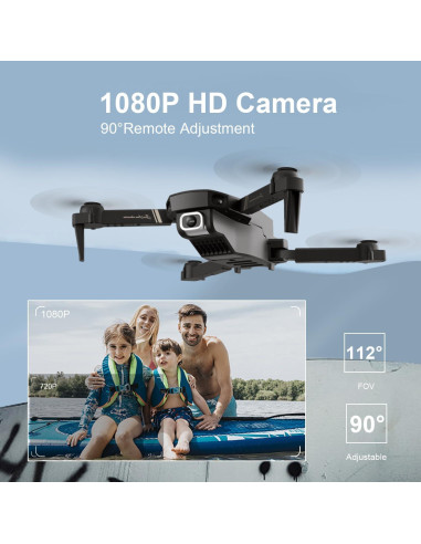 Drone DRONEEYE 4DV4 con cámara 1080P y 2 baterías