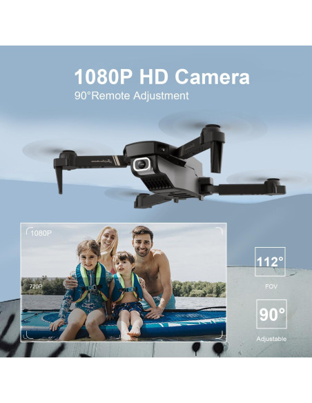 Drone DRONEEYE 4DV4 con cámara 1080P y 2 baterías