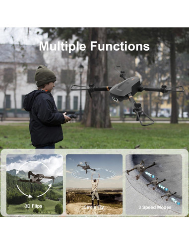 Drone DRONEEYE 4DV4 con cámara 1080P y 2 baterías