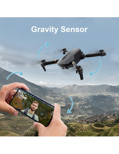 Drone DRONEEYE 4DV4 con cámara 1080P y 2 baterías