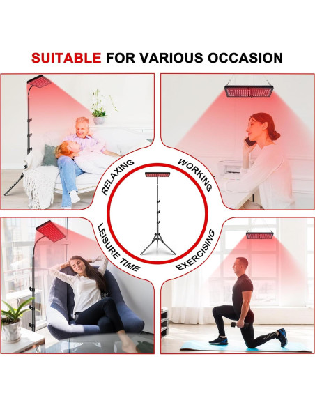 Lámpara de Terapia de Luz Roja SAVILER SVL-13 660nm 850nm