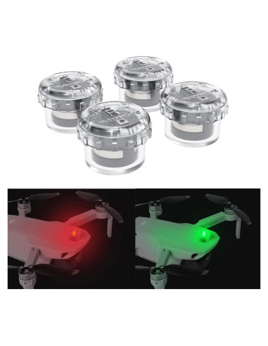 Kit de luces LED para drones ACROTOR 4 piezas rojo y verde