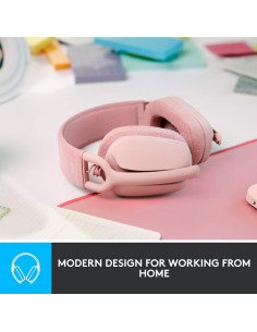 Auriculares Inalámbricos Logitech Zone Vibe 100 Rosa 2