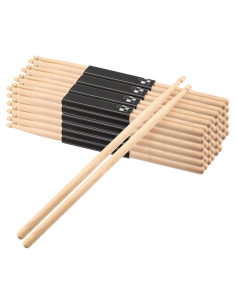 Palos de Batería SOUJAP 5A de Madera de Arce - 48 Piezas