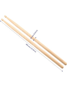 Palos de Batería SOUJAP 5A de Madera de Arce - 48 Piezas 2