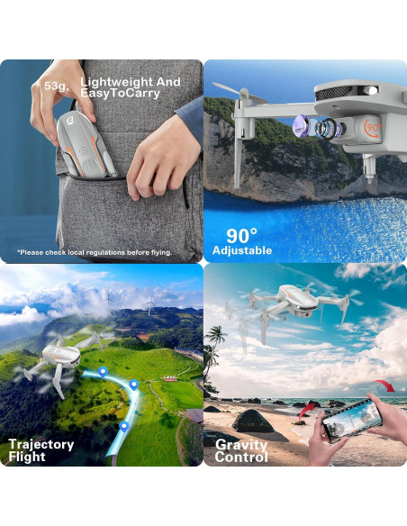 Mini Drone KGF S17 con Cámara 1080P y Control por Gestos