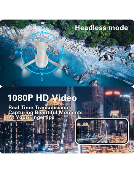 Mini Drone KGF S17 con Cámara 1080P y Control por Gestos