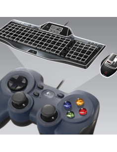 Gamepad Logitech G F310 con cable D-pad flotante PC 2