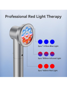 Dispositivo Terapia Luz Roja RICIAL RT004 3 Modos Portátil 2